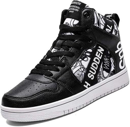 Amazon スター イー ビズネス ショートブーツ メンズ ハイカットスニーカー 個性的 お兄系 ヒップホップ アウトドアブーツ ショート ストリート タウンユース 防滑 耐久 ウォーキング