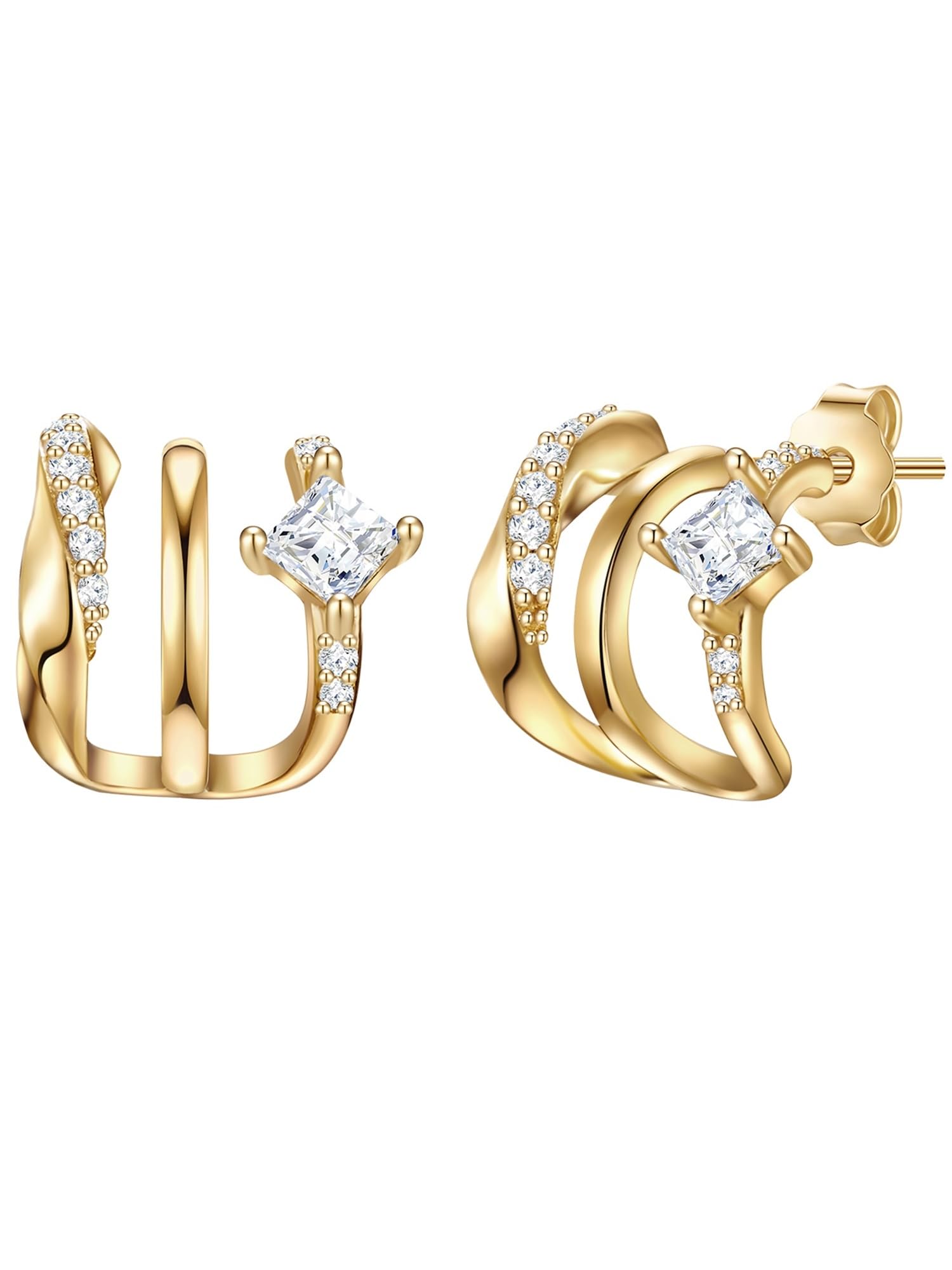 Glanzstücke München Female 925/- Sterling Silver Zirconia Stud earring