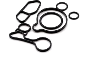 HAOTOM Engine Oil Cooler Filter Housing Gasket Set Compatible For Chevrolet Cruze Limited Sonic Trax 1.4L Turbo 2011-2018 Bui