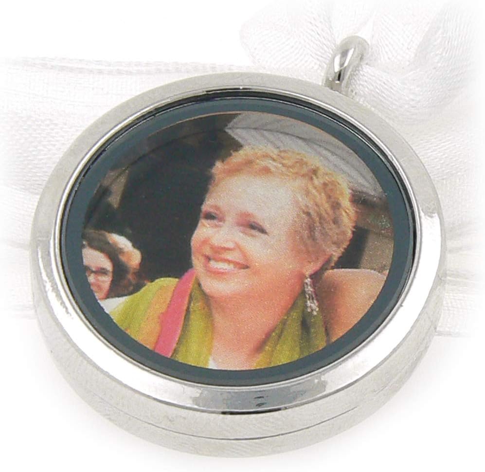 Picture Frame Bouquet Charm - Memory Locket - Photo Locket