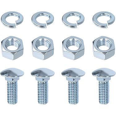 Ford 7/16x1-1/2 Stainless Capped Round Head Front Rear Bumper Bolt Bolts 4pcs B - Foto 10