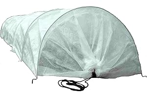 Tierra Garden 50-5040 Haxnicks Easy Micromesh Tunnel Garden Cloche, Standard, Protects Plants and Flowers