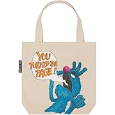 The Monster at the End of This Book Mini Tote Bag with Inner Pocket - Officially Licensed Sesame Street Small Tote for Kids