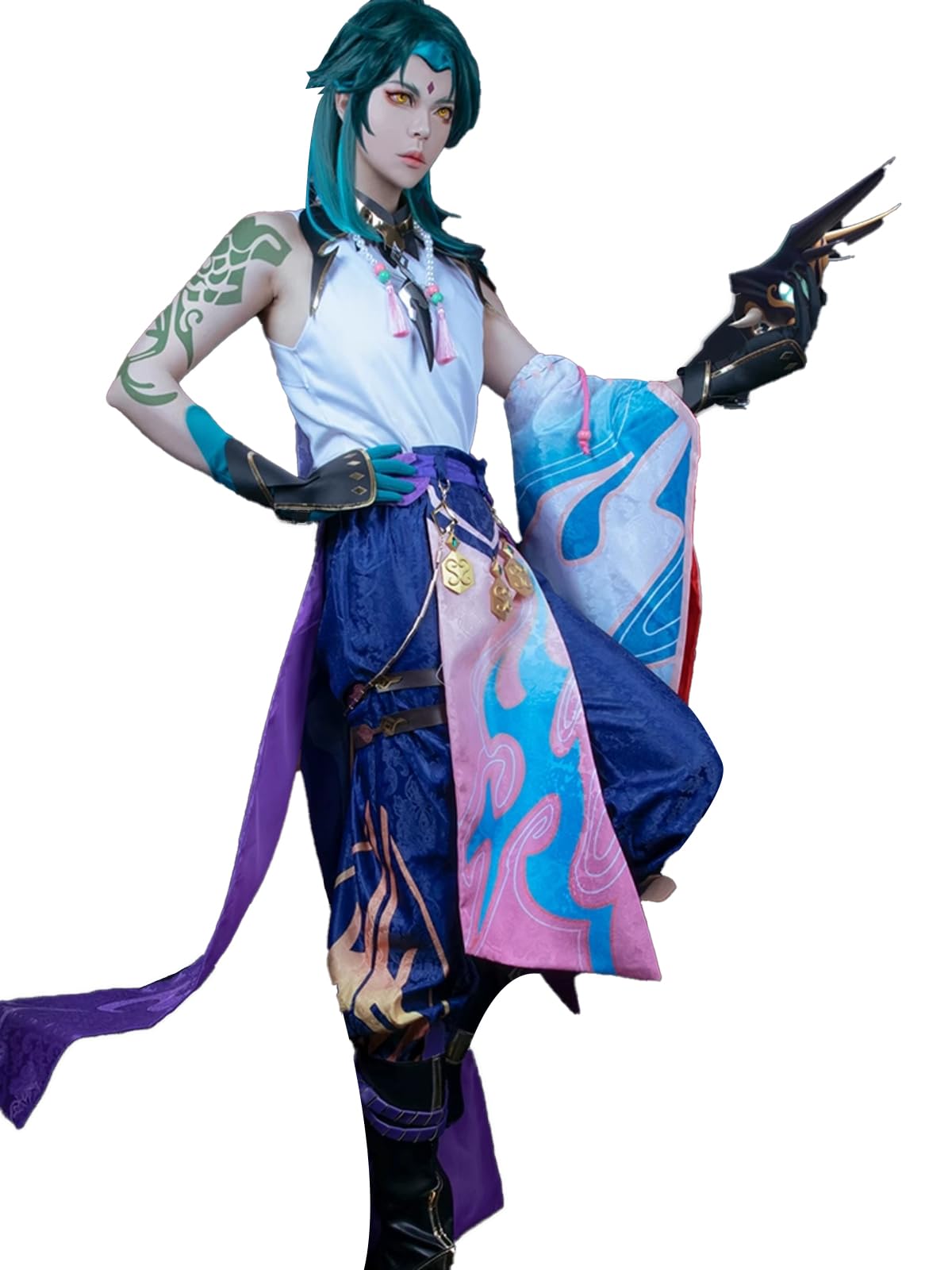 OSIAS Genshin Impact Xiao Cosplay Outfit Xiao Costume(S)