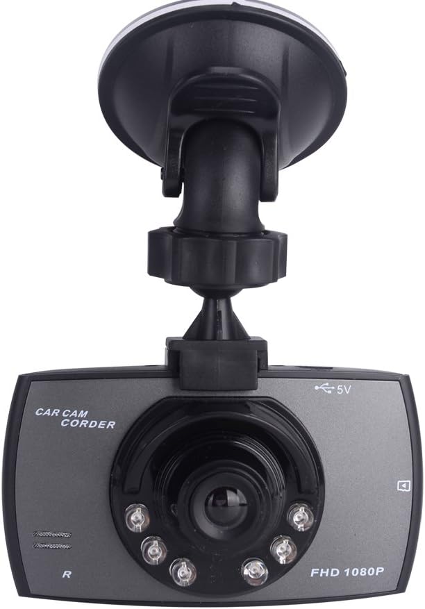 California Sugar T3 Car Dash Cam HD 1080P Wide Angle with G-Sensor WDR Night Mode 2.7" Screen