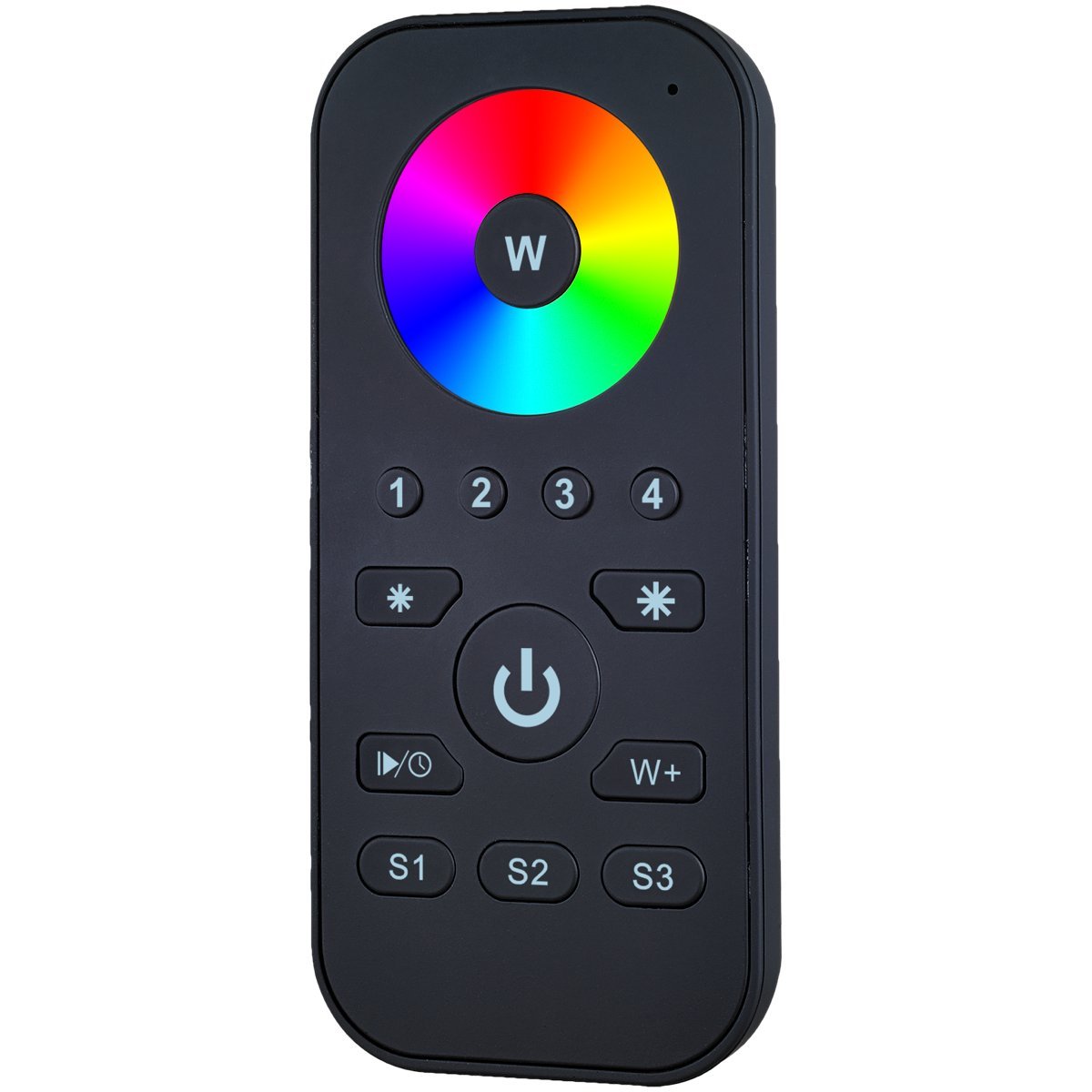 iluminize Wireless remote control: control of RGB/RGB+W/RGBWS LEDs, 4 zones, 3 scenes, no universal device: wireless controller is required (for RGB/RGB+W/RGBWS LEDs)