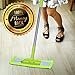Microfiber Mop Master with 2 Microfiber Mop Cloths | Washable, Reusable | Wet or Dry Cleaning Kitchen, Bathroom, Hardwood Floors