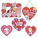 Valentine Day Craft kit | Heart Picture Photo Frame Kit, Peanut Snoopy Magnets, Love Sign Decor Kit & Love You to Pieces Kit | Classroom Exchange Sunday School Homeschool Art Supplies Activities Gift
