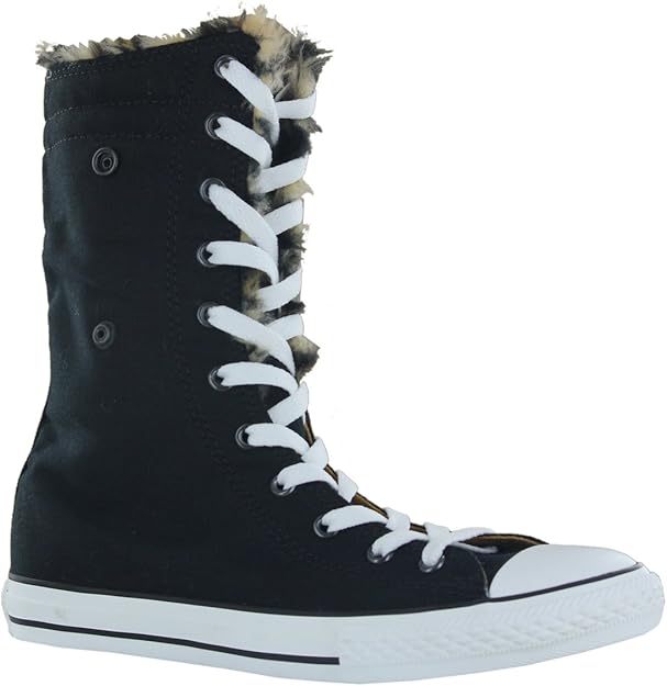 Converse Chuck Taylor All Star Knee-Hi Trainers - Black: Amazon.co.uk: Shoes & Bags