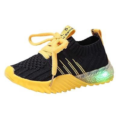 boys flashing trainers