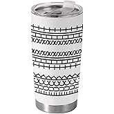 Pawfect House Hidden Message 20 Oz Stainless Steel Tumbler, Funny Gift For Stress Relief, Office or Home Drinkware, Funny Office Gifts For Coworkers, Work Besties, Hidden Message Coffee Mug (White)