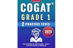 COGAT Grade 1 Test Prep: Gifted and Talented Test Preparation Book - Two Practice Tests for Children in First Grade (Level 7)