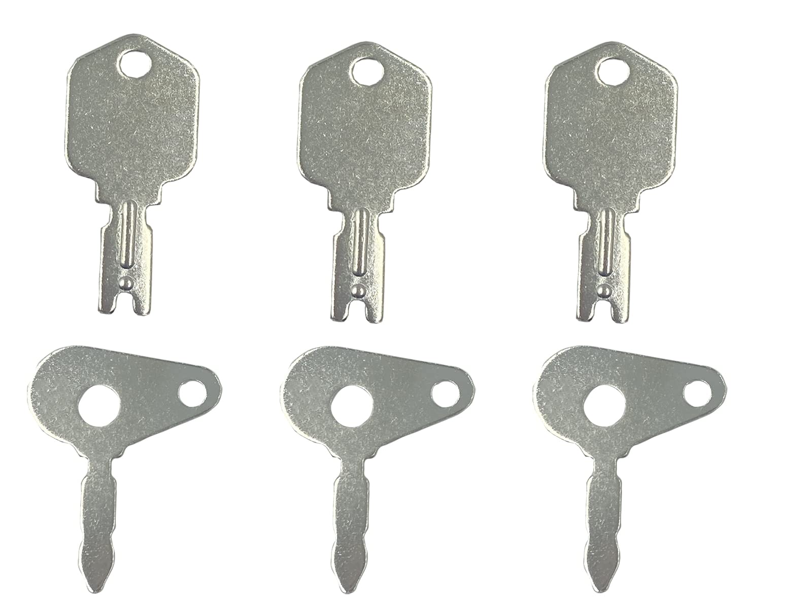 6X 10X Forklift key 1430 1600 keys replacement for Hyster/Caterpillar/Yale with universal key replacement for JCB Lucas MF
