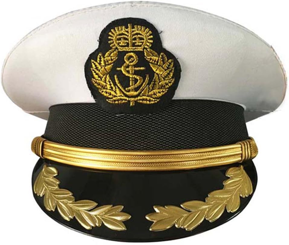 Halloween Military Officer Cosplay Admiral Hats Sailor Captain's Uniform Party Costumes Cap