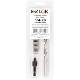 E-Z LOK 400-4-CR Thread Repair Kit, 400-4 | Stainless Steel construction, Designed for wood repair applications, Includes drill, installation tool