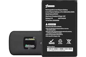 Senpinkboo BP1672 Battery [Upgraded 2500mAh] for Moxee Mifi Hotspot K779HSDL Replacement Battery