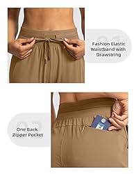 G Gradual Women's Joggers Pants with Zipper Pockets