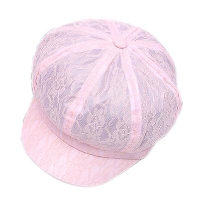 ZLSLZ Womens Solid Cute Mesh Breathable Newsboy Ivy Gatsby Golf Sun Hat Cap