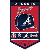 WinCraft Atlanta Braves Heritage History Banner Pennant, 15x24"
