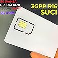 OYEITIMES Programable Blank 5G NR ISIM Card Mini Nano Micro Writable 5G USIM Card for 5G SA/NSA 3GPP R16 Volte Operators 1PC
