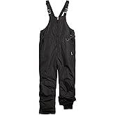 Perry Ellis Kids Snow Bib - Insulated Waterproof Bib Snow Pants with Secure Zip Cuff - Winter Pants For Girls and Boys (5-18)