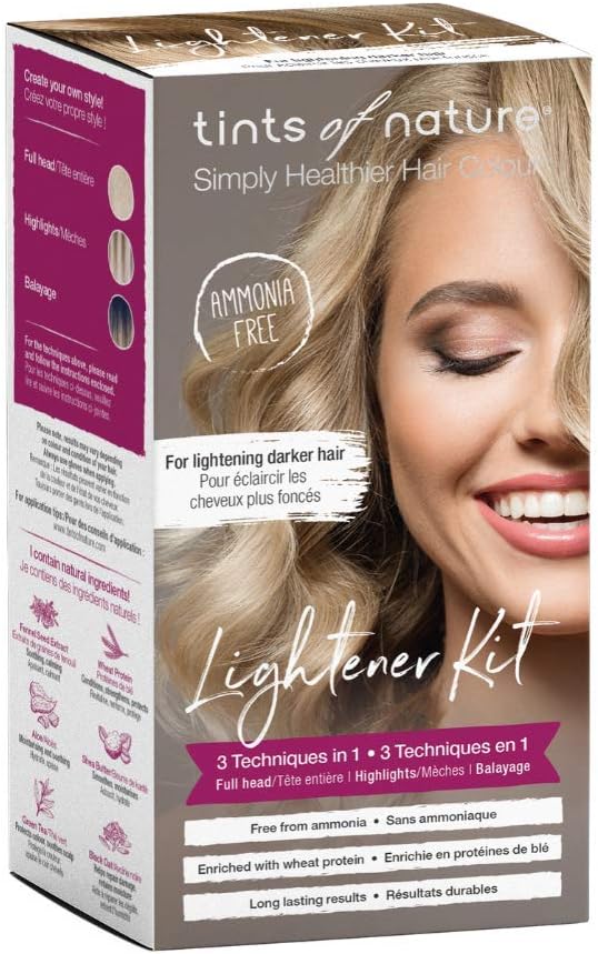 Tints of Nature 3 in 1 Lightener Kit, 1 x 210g, light blonde, 210 g (Pack of 1)