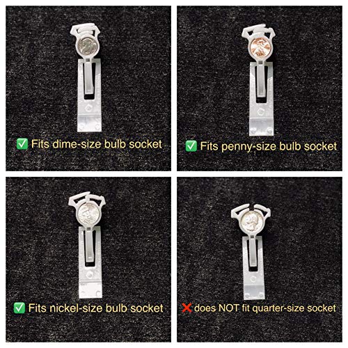 Holiday Eaves Lighting & Accessories, LLC Enhanced Halo Clips! Dual