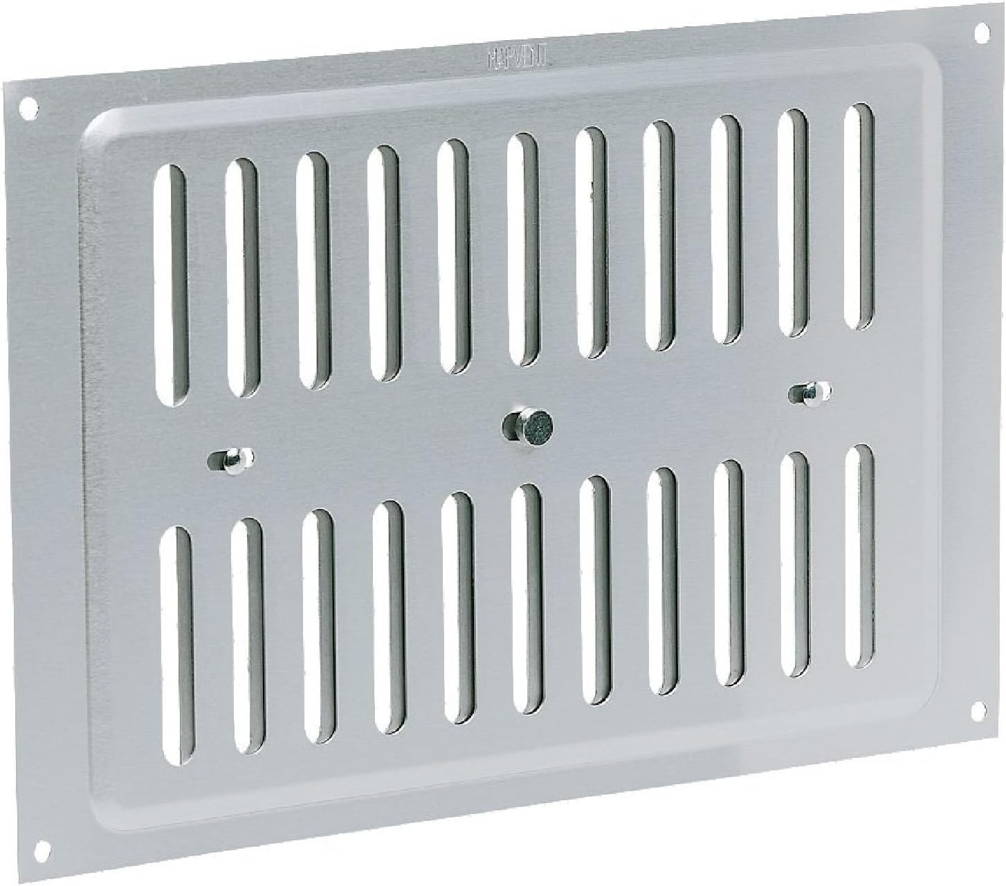 Open & Close Aluminium Air Vent 9" x 6" Hit & Miss Air Vents Adjustable Flyscreen Vents Ventilator Cover Hit & Miss Air Vent Cover Ventilation Cover for Cupboard Wardrobe Ventilation Pack of 1.