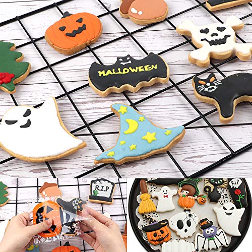 image for BAKHUK 20pcs Halloween Cookie Cutters, Thanksgiving Mix Set - Fall Bis