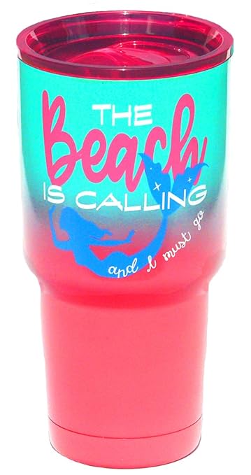 beach themed yeti cup