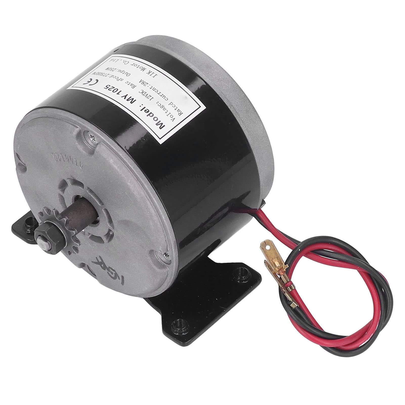RiToEasysports MY1025 12V 250W Brushed DC Motor Aluminum High Efficiency High Speed Electric Motor for Electric Scooters Electric Car Scooter Ride