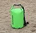 MARCHWAY Floating Waterproof Dry Bag Backpack 5L/10L/20L/30L/40L, Roll Top Sack Keeps Gear Dry for Kayaking, Rafting, Boating, Swimming, Camping, Hiking, Beach, Fishing (Green, 5L)