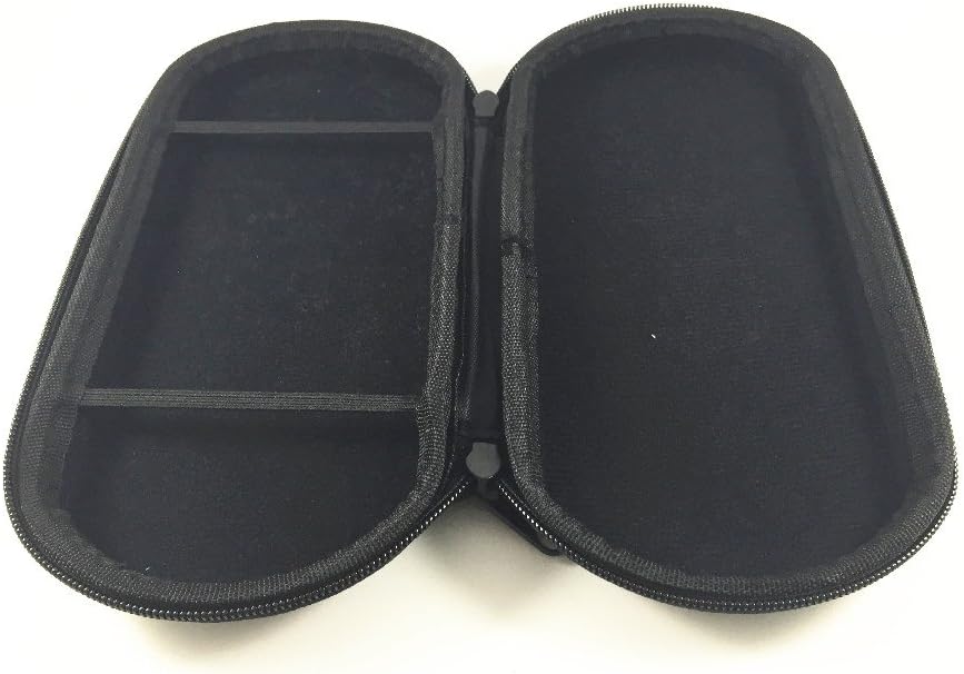 Hard Carry Travel PSP Bag Carring Portable Bag Travel Protective Pocket Pouch Cover Zipper Case Hand Pack for Sony PSP 1000/2000/3000 Game console (Black): Video Games