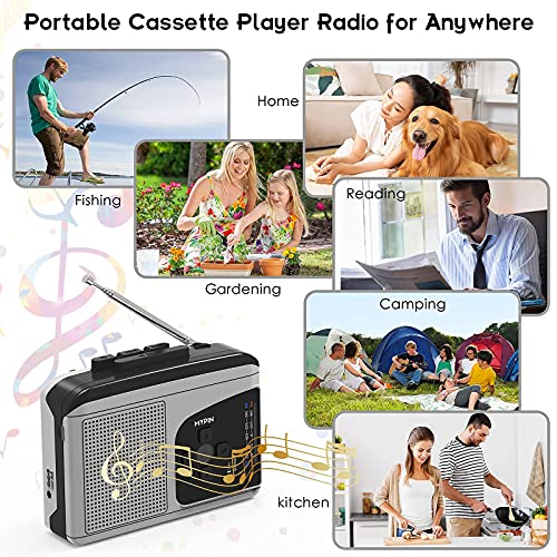 AM/FM Radio Cassette Player Converter, Voice Recorder, MYPIN Portable