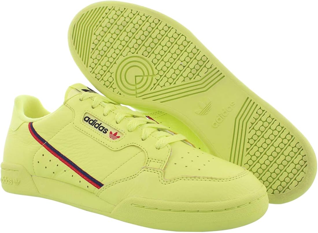adidas continental 80 yellow blue