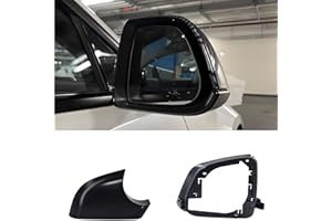 CEYGXICE Fits For Tesla Model Y Right Passenger Side Wing Mirror Cover and Mirror Frame Set Rearview Lower Holder Tray Cap Ho