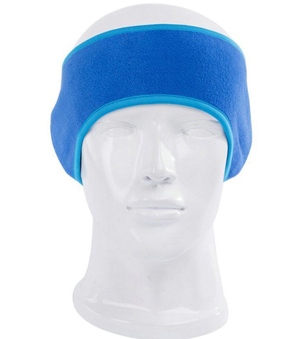Hi-crazystore hippie headband Daily Wear Eye and Ear Sleep Mask Cool Man Hair Band Polar Fleece Ski Ear Muff Ear Warmers HeadBand Stretch EarMuff Running Headwear for women Wind Ear Cover (Light Blue)