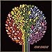 Diy oil painting, paint by number kits for kids - Four season tree 8