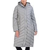 Madden Girl Womens Maxi Puffer Winter Coats - Long Quilted Jackets for Women Weather Resistant Puffer Parka Hooded Jacket
