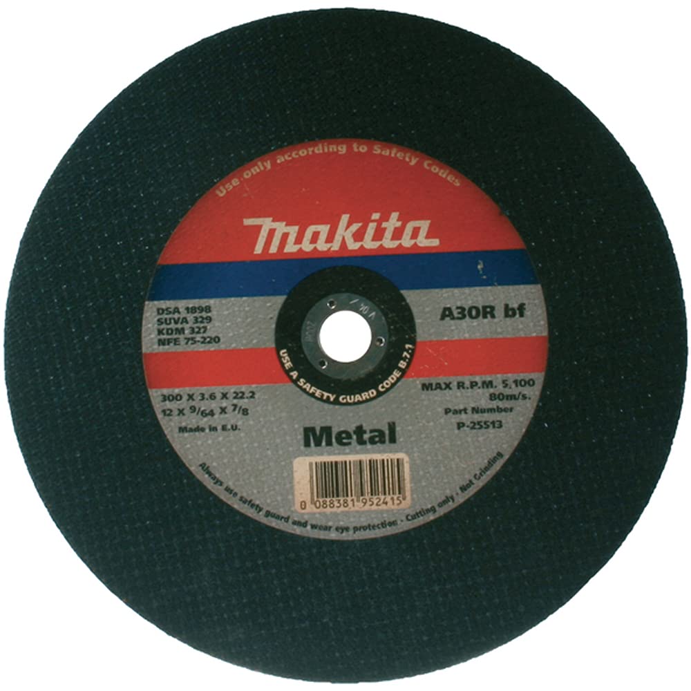 Makita P-24474 12" Cutting Disc - Electric and Petrol Cutters