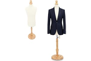 Male Body Dress Form with Stand, Fixable Versatile Teaching Mannequin Torso Dress Model for Display Design Sewing Clothing