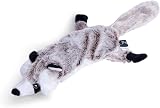 Petface Woodland Critters Large Dog Toys Pack of 4 Fox Racoon Plush Squeaky view 5
