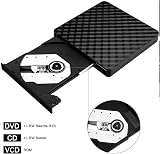 ZZOSRDR USB 3.0 External CD DVD Drive RW Writer Burner Player for Laptop Mac view 2