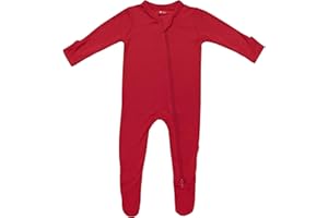 KYTE BABY Unisex Zipper Closure Footies, Rayon Made From Bamboo, 0-24 Months