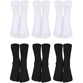 BOARDFEB 6 Pairs Japanese Toes Separated Socks for Men Women Unisex
