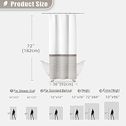 Seasonwood Half Shower Curtain with Tassels 36Wx72H