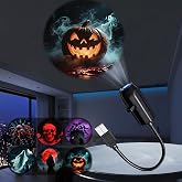 Halloween LED Mini Ambient Projector Light - Six Pattern Ceiling Lights | Halloween Projector Lights - Six Patterns