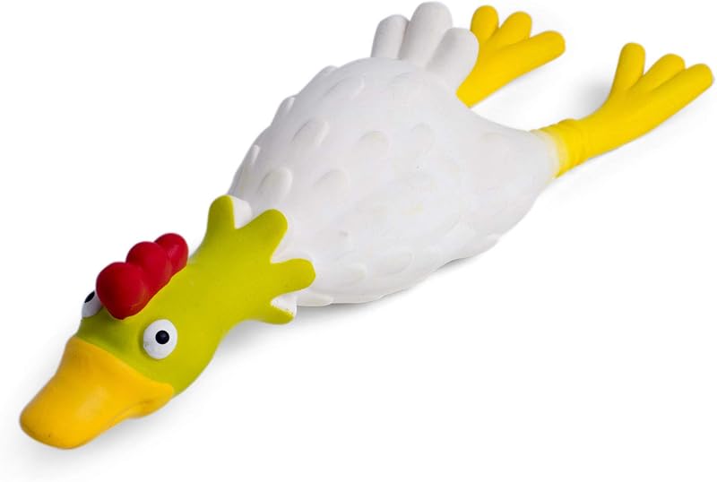 Petface Latex Chicken Squeak Soft Chew Dog Toy Large