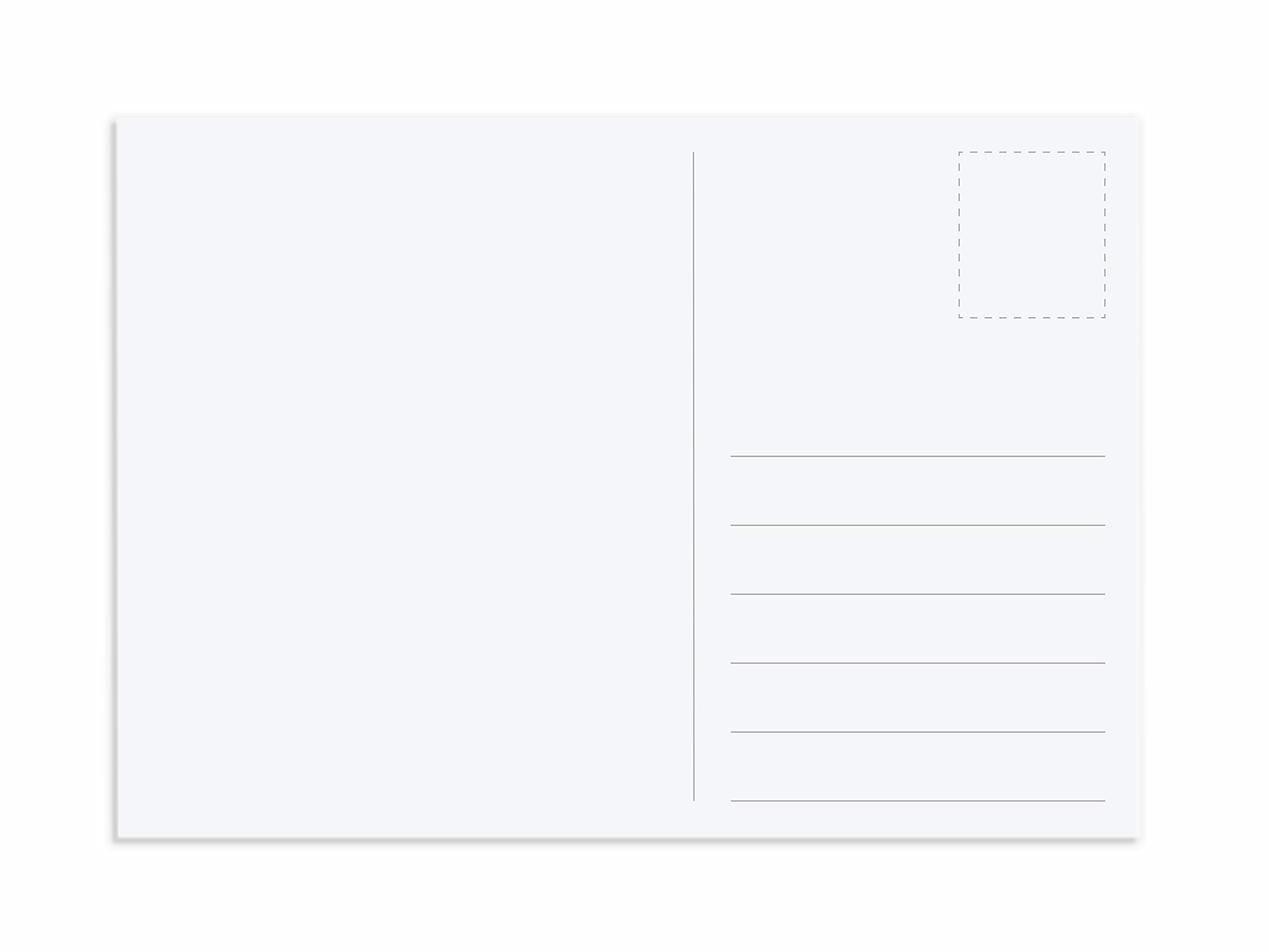 A6 Blank Post Cards, 350gsm uncoated Board, (Pack of 200)