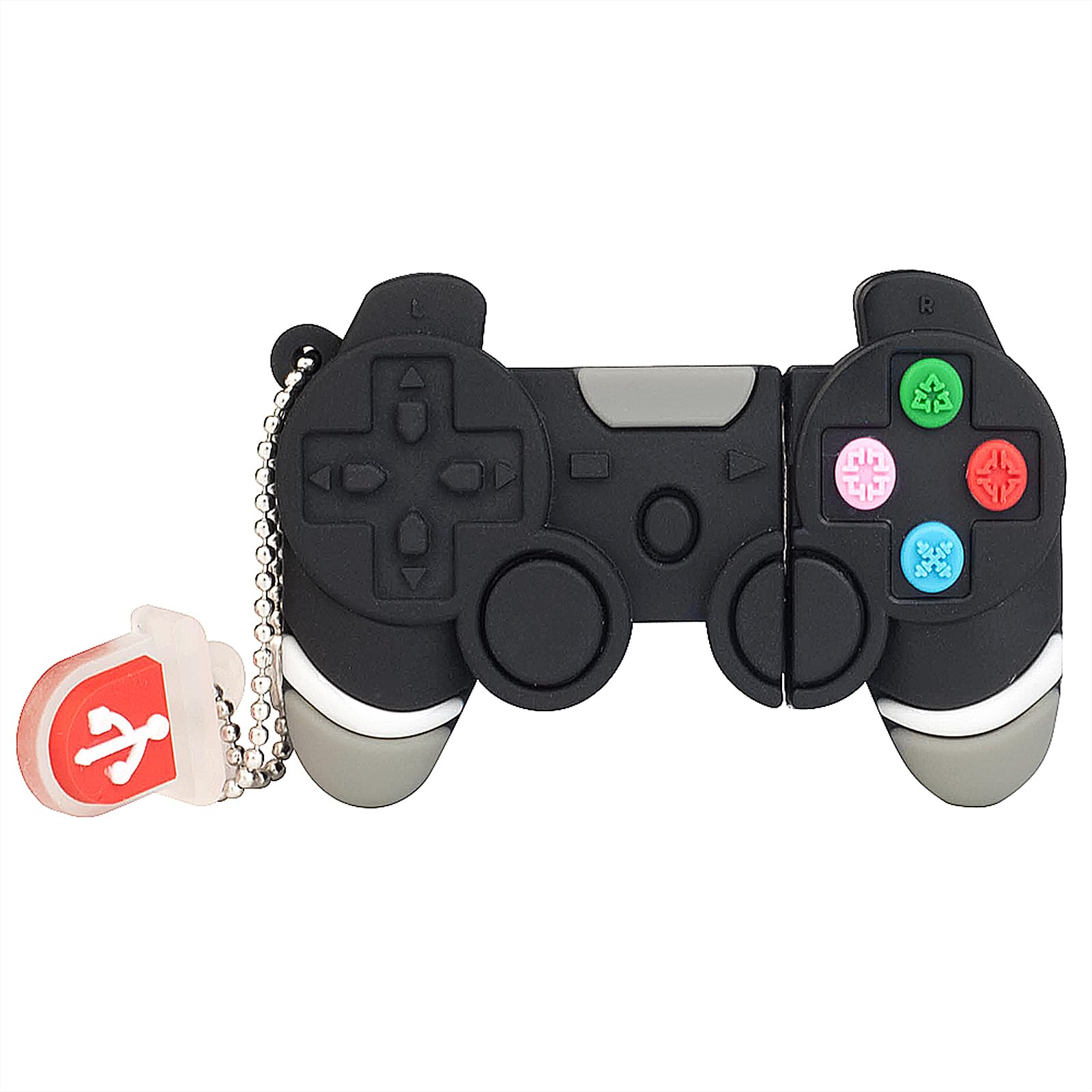 leizhan 32GB USB Flash Drive Game Silicone Waterproof, Durable External Memory for Gifts
